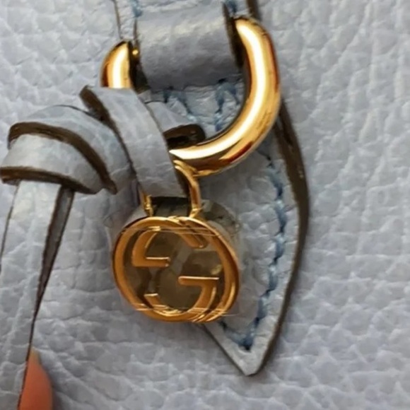 🆕GUCCI🆕 🐝 Full Retail Package/ GG Logo Canvas w. Leather Crossbody Camera Bag - Picture 6 of 12